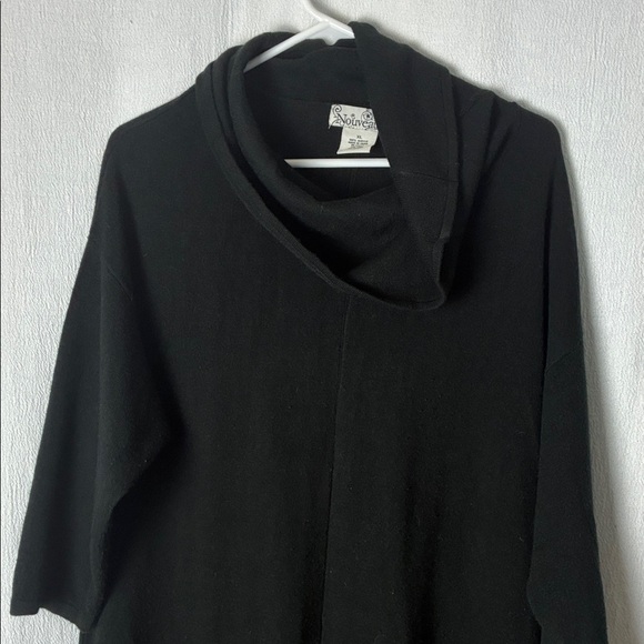 Nouveaux Sweaters - Nouveau Black Cowl Neck Pullover Sweater
